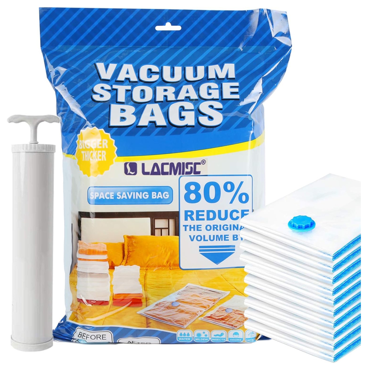 Miniatura 4 de Pack Bolsas Almacenaje Vacío mas Bomba